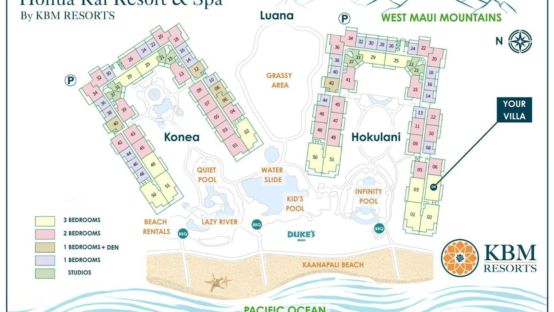 Kbm Resorts - Free Car - Honua Kai Hokulani - Ocean View - 8-Bedroom Unit Perfect For Families Hkh-203 Hkh-204 Hkh-222 Kaanapali USA